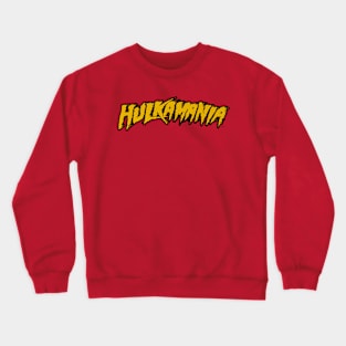 Hulk Hogan Hulkamania Logo Crewneck Sweatshirt